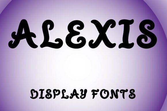 ALEXIS: A Charming Display Font for Creative Projects