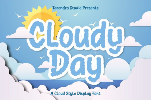 Cloudy Day: A Whimsical Typeface for Creative Projects