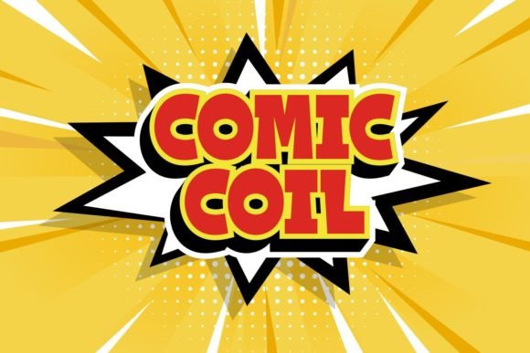 Comic Coil: The Bold Display Font for Playful Design