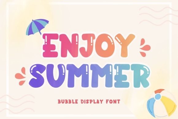 Discover the Joy of Design with Enjoy Summer Font