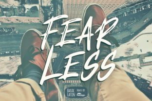 Fear Less: A Display Font for Bold, Creative Projects