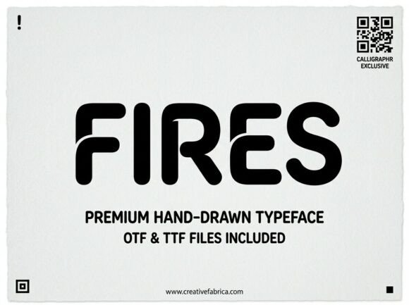 Fires: A Bold Display Typeface for Impactful Designs