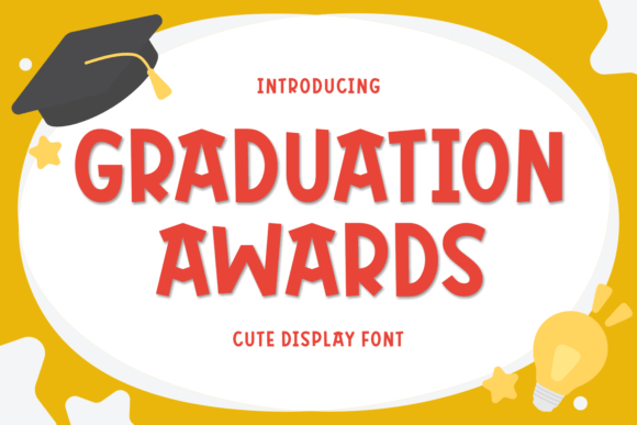 Graduation Awards: A Bold Display Font for Academic Designs