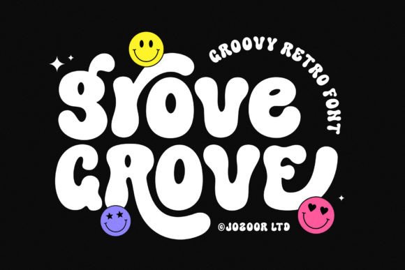 Grove: Your Groovy 70s Display Font for Creative Projects