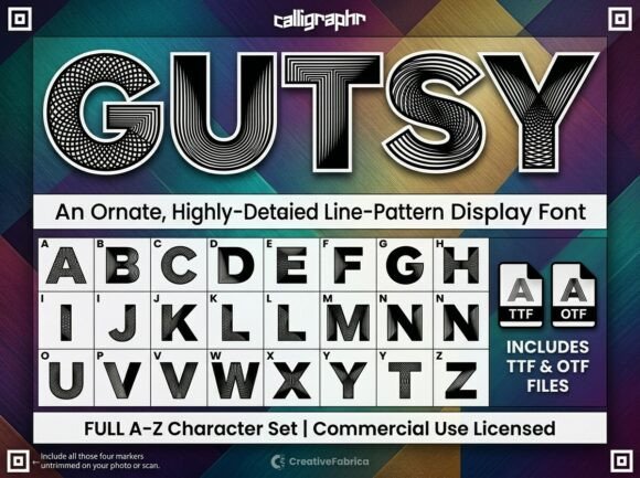 Gutsy: A Display Font for Bold, Creative Design