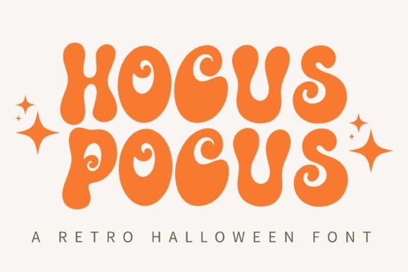 Hocus Pocus: A Groovy Font for Hippie Halloween Vibes
