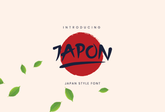 Japon: A Distinctive Display Font for Creative Projects
