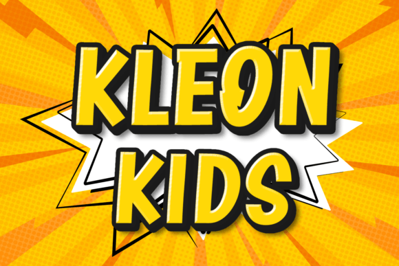 Kleon Kids: A Bold and Beautiful Display Typeface