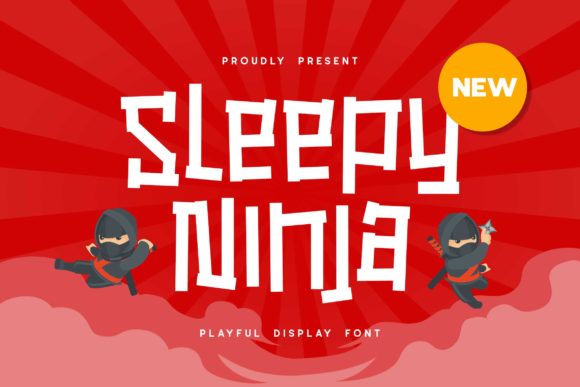 Sleepy Ninja: A Quirky Display Font for Modern Designs