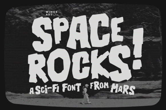 Space Rocks: Futuristic Sci-Fi Font for Modern Designs