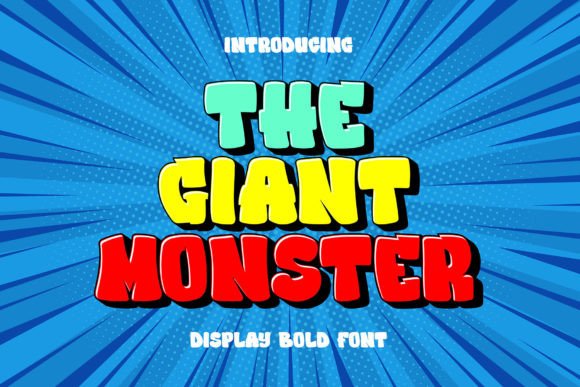 The Giant Monster: Bold 3D Typography for Impactful Designs