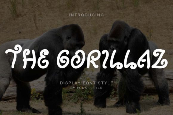 The Gorillaz: A Unique Display Font with Twisting Letters